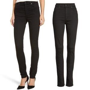 Citizens of Humanity Carlie High Rise Jeans in All Nite Black Womens Size‎ 25